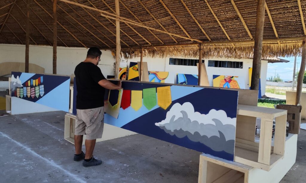 Preparativos para Juaforró movimentam artistas e trabalhadores locais 7 WhatsApp Image 2025 06 03 at 16.20.18